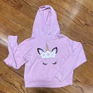 Danskin Lavender Unicorn Hoodie for Kids